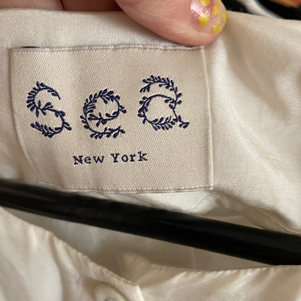 SEA made in NYC silk and cotton dress